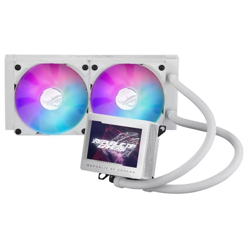 ASUS ROG RYUJIN III 240 ARGB White Edition procesoriaus aušintuvas “viskas viename” skystas 12 cm 1 vnt.
