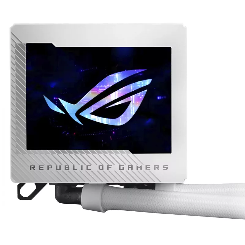 ASUS ROG RYUJIN III 240 ARGB White Edition procesoriaus aušintuvas “viskas viename” skystas 12 cm 1 vnt.