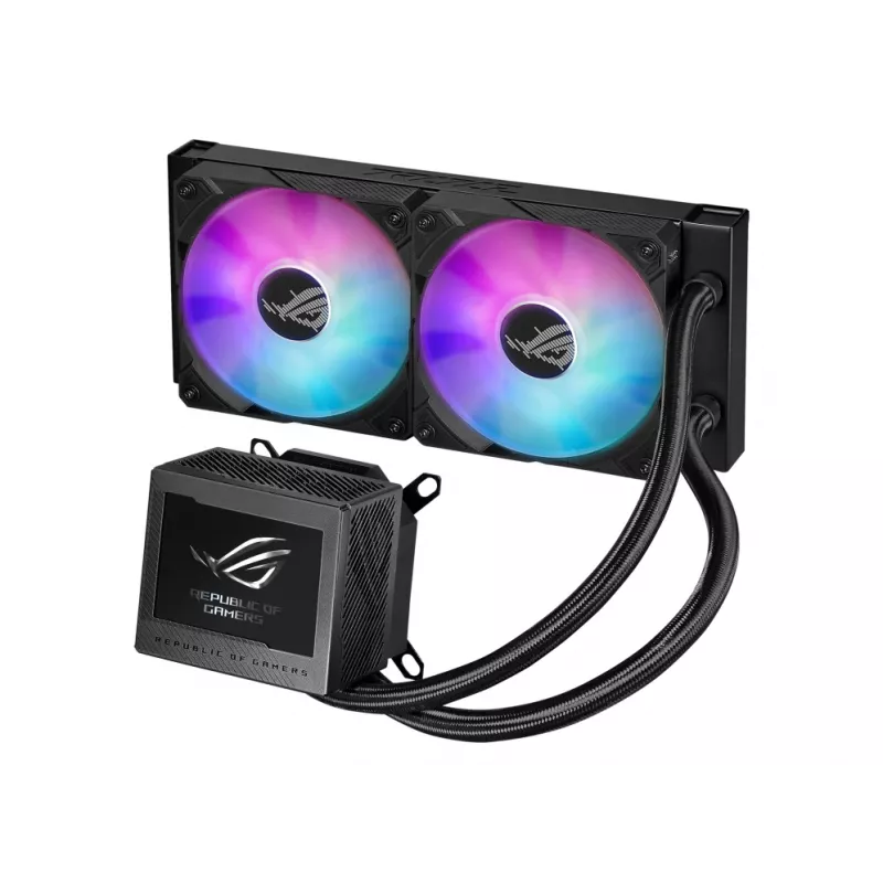 ASUS ROG Ryujin III 240 ARGB procesoriaus vientisa skysčio aušinimo sistema 12 cm juoda 1 vnt.