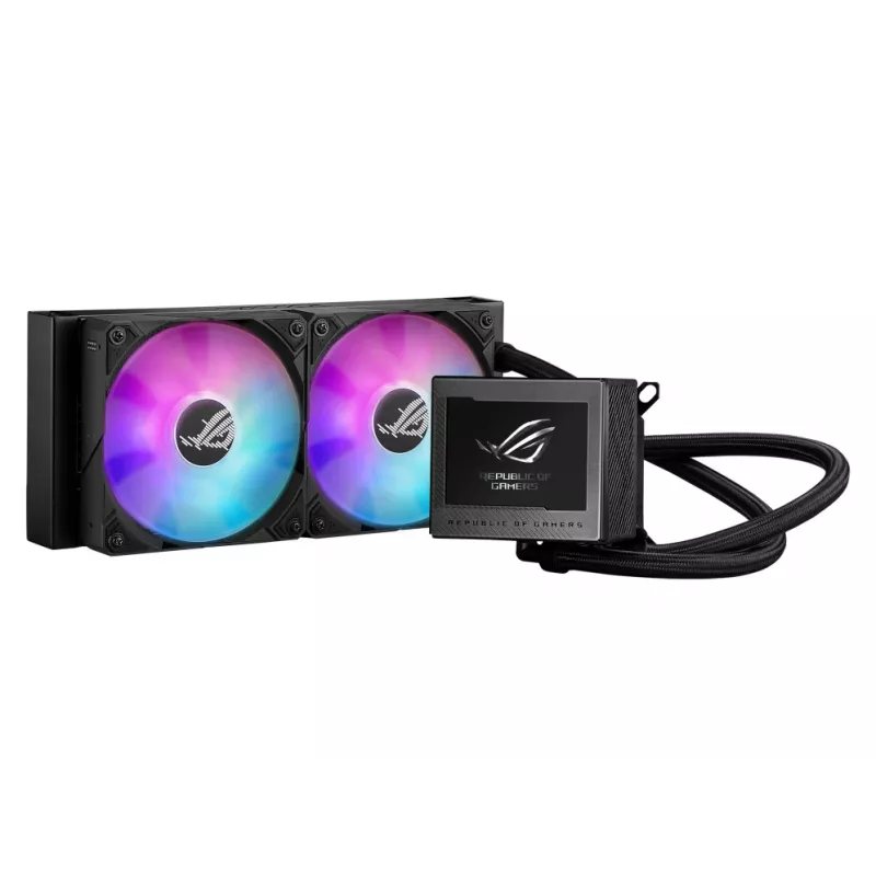 ASUS ROG Ryujin III 240 ARGB procesoriaus vientisa skysčio aušinimo sistema 12 cm juoda 1 vnt.