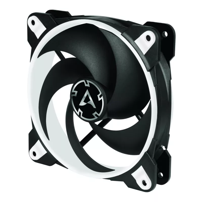 ARCTIC BioniX P120 (balta) – Slėgiui optimizuotas 120 mm žaidimų ventiliatorius su PWM PST
