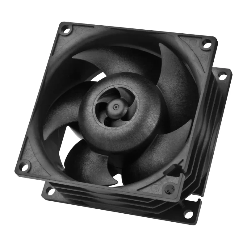 ARCTIC S8038-10K - 80 mm serverio ventiliatorius, Ventiliatorius, 8 cm, 173.3 m³/h, Juoda