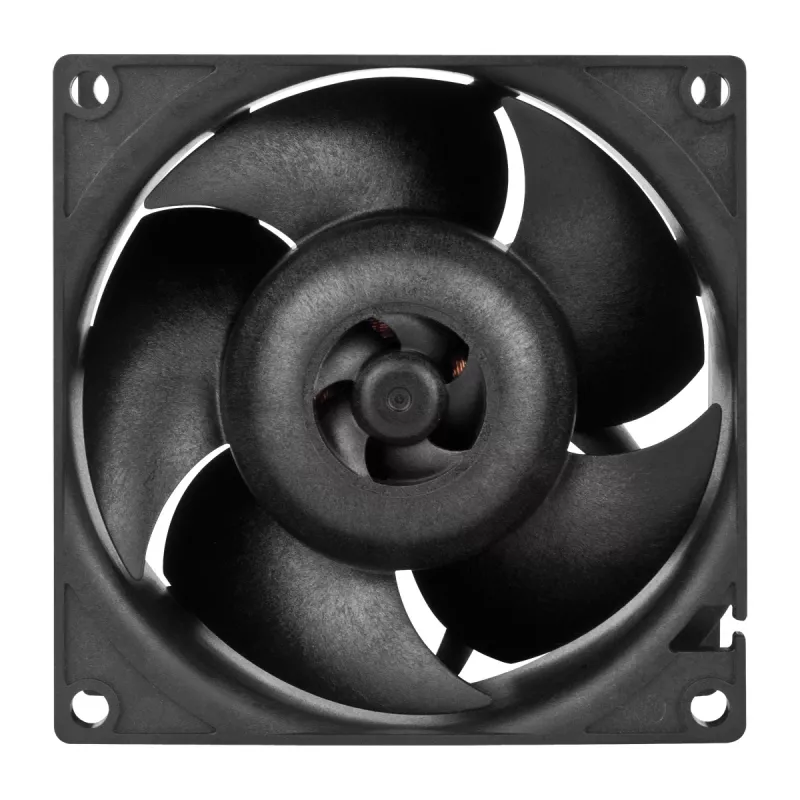ARCTIC S8038-10K - 80 mm serverio ventiliatorius, Ventiliatorius, 8 cm, 173.3 m³/h, Juoda
