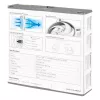 ARCTIC BioniX P140 (Pilka/White) – slėgiui optimizuotas 140 mm žaidimų ventiliatorius su PWM PST