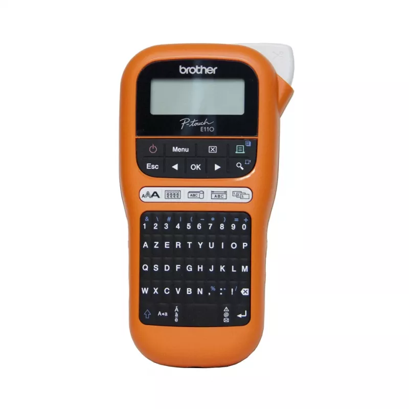 Brother PT-E110 etikečių spausdintuvas Terminis pernešimas 180 x 180 DPI 20 mm/sek. HGe/TZe QWERTY