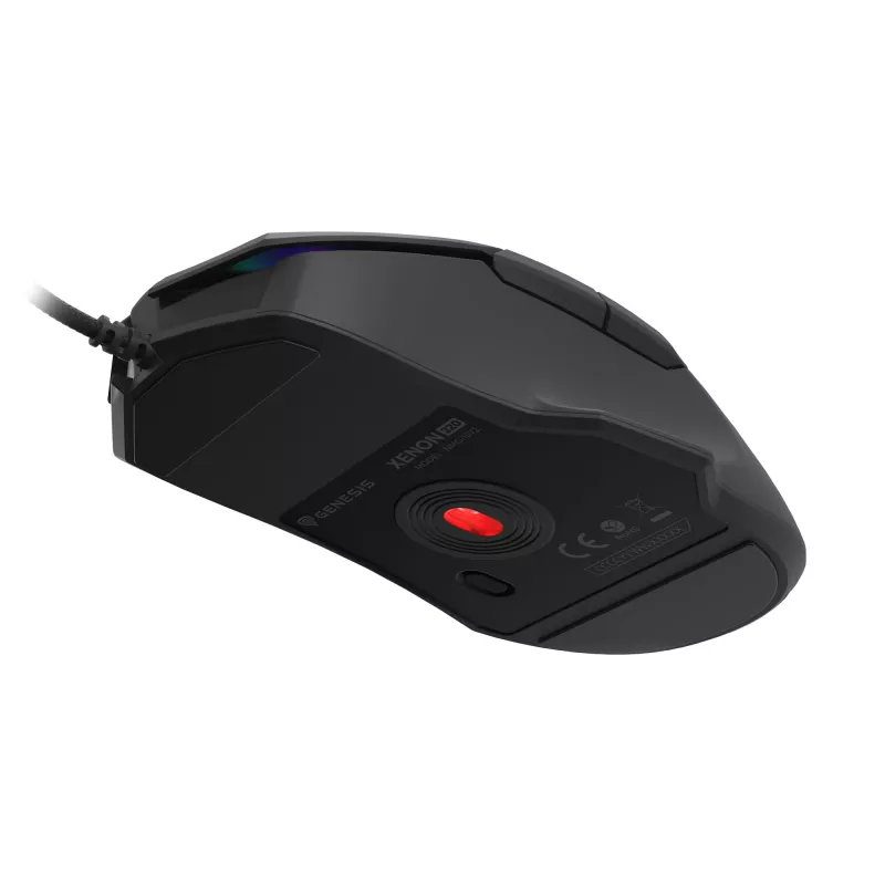 GENESIS Xenon 220 G2 pelė Žaidimams Abiem rankoms tinkama USB Type-A Optinė 12800 DPI