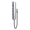 Manhattan USB-C dokas / šakotuvas su kortelių skaitytuvu, prievadai (x5): Ethernet, HDMI, USB-A (x2) ir USB-C, su Power Delivery (PD) iki 100 W – reikalingas išorinis USB-C įkroviklis (nepridedamas). Maitinamas per USB (nereikia išorinio maitinimo šaltinio), kai PD nenaudojamas