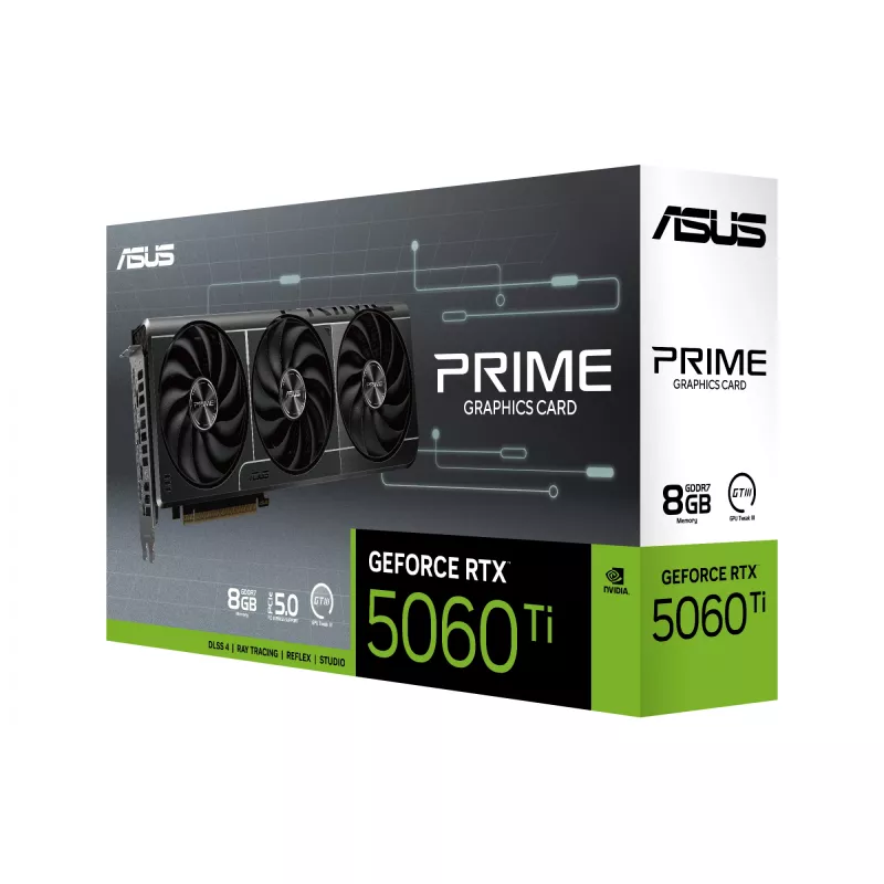 ASUS Prime -RTX5060TI-8G NVIDIA GeForce RTX 5060 Ti 8 GB GDDR7