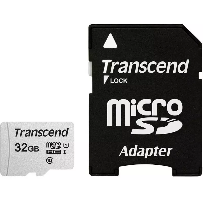 Transcend 32 GB MicroSDHC atminties kortelė