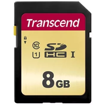 TRANSCEND SDHC kortelė 500S 8GB UHS-I U1 MLC