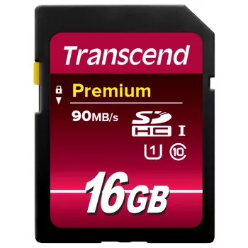 „Flash Memory Transcend“ 16 GB SDHC UHS-I TS16GSDU1