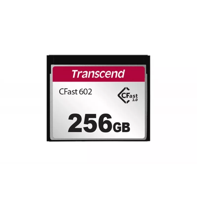 TRANSCEND Cfast 2.0 Cfx602 256GB SATA III MLC Nand Flash