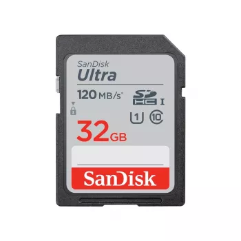 WESTERN DIGITAL SanDisk Ultra 32GB SDHC Memory Card Class 10 UHS-I 120MB/s 3 vnt. (SDSDUN4-032G-GN6IM)