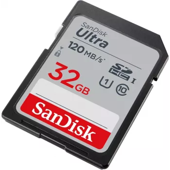 WESTERN DIGITAL SanDisk Ultra 32GB SDHC Memory Card Class 10 UHS-I 120MB/s 3 vnt. (SDSDUN4-032G-GN6IM)