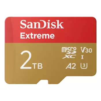 WESTERN DIGITAL Extreme Micro SDXC 2TB + SD adapteris 240MB/s
