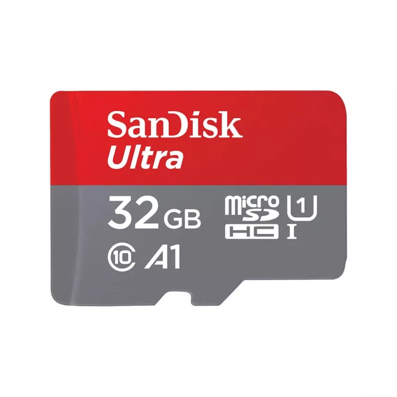 WESTERN DIGITAL SanDisk 32 GB Ultra micro SDHC + SD adapteris 120 MB/s A1 CL 10 UHS-I PLANŠETEI