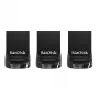 WESTERN DIGITAL SanDisk Ultra Fit - 32GB USB atmintukas - USB 3.1 - 3 vnt.