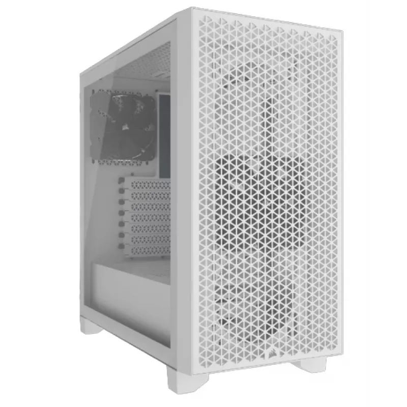 CORSAIR vidutinio dydžio kompiuterio korpusas - 3000d Airflow - baltas