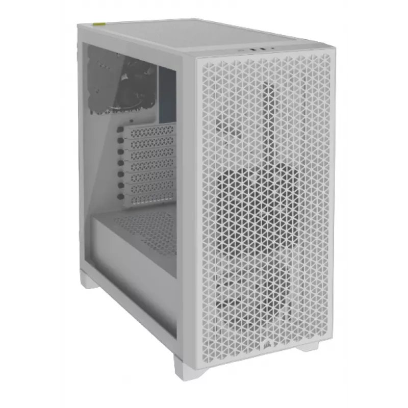 CORSAIR vidutinio dydžio kompiuterio korpusas - 3000d Airflow - baltas