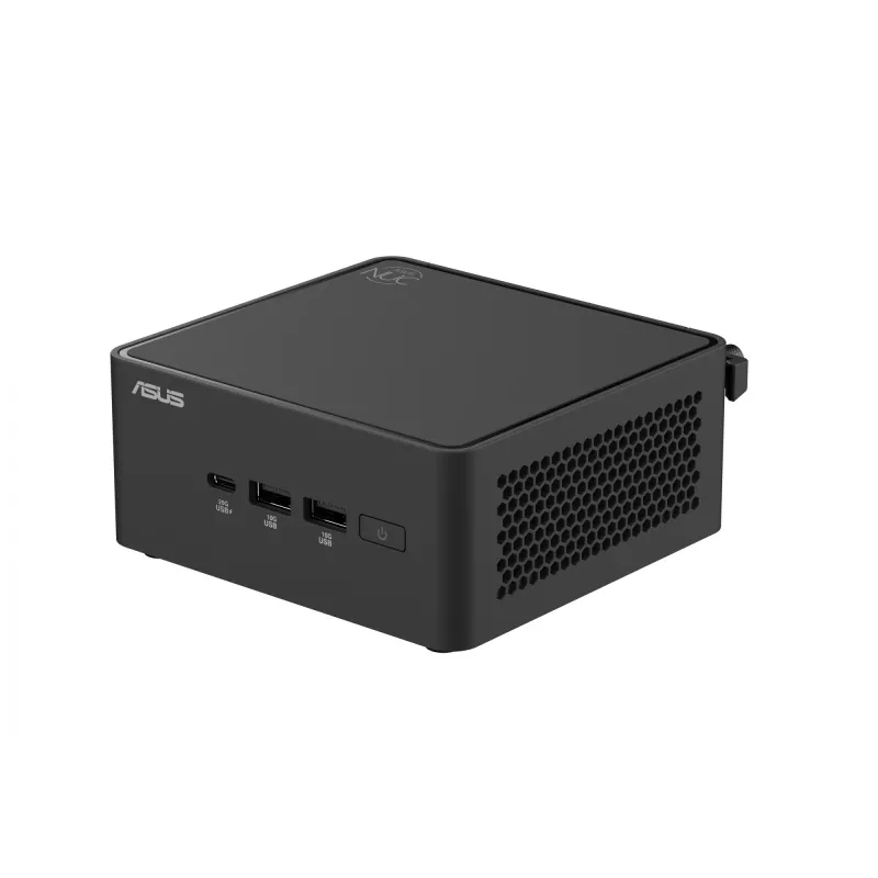 Mini PC barebone ASUS NUC 15 Pro RNUC15CRHU700002 — Intel Core Ultra 7 255H, DDR5 iki 96 GB, Intel Arc 140T, Wi‑Fi 7, 2x HDMI 2.1