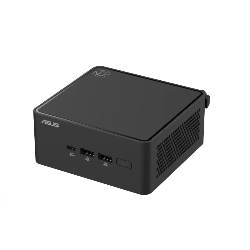 Mini PC barebone ASUS NUC 15 Pro RNUC15CRHU700002 — Intel Core Ultra 7 255H, DDR5 iki 96 GB, Intel Arc 140T, Wi‑Fi 7, 2x HDMI 2.1