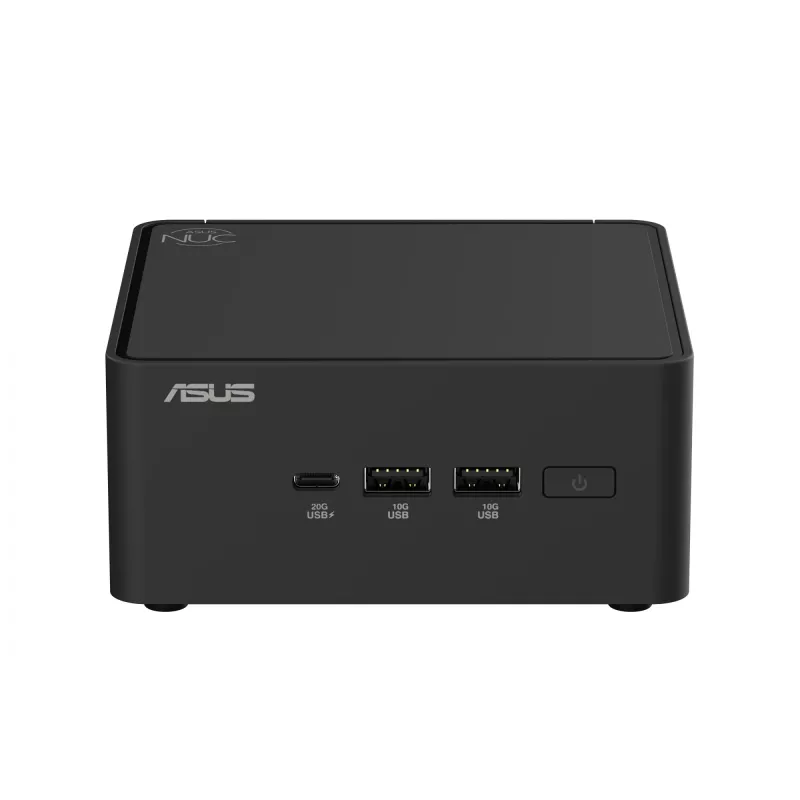 Mini PC barebone ASUS NUC 15 Pro RNUC15CRHU700002 — Intel Core Ultra 7 255H, DDR5 iki 96 GB, Intel Arc 140T, Wi‑Fi 7, 2x HDMI 2.1
