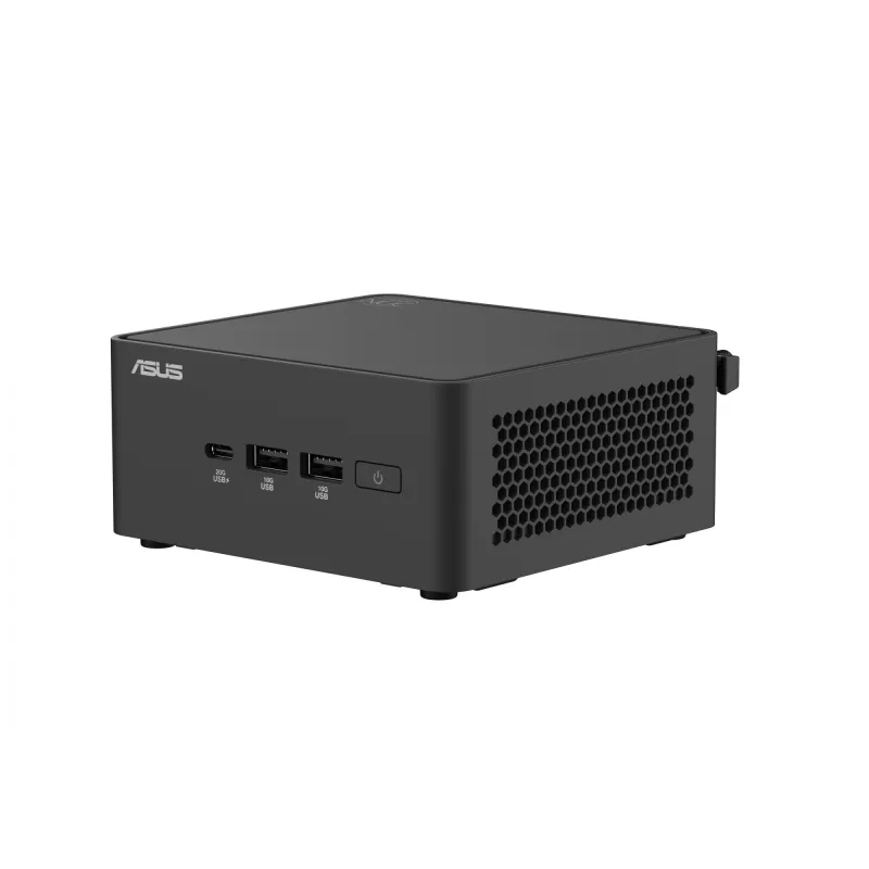 Mini PC barebone ASUS NUC 15 Pro RNUC15CRHU700002 — Intel Core Ultra 7 255H, DDR5 iki 96 GB, Intel Arc 140T, Wi‑Fi 7, 2x HDMI 2.1