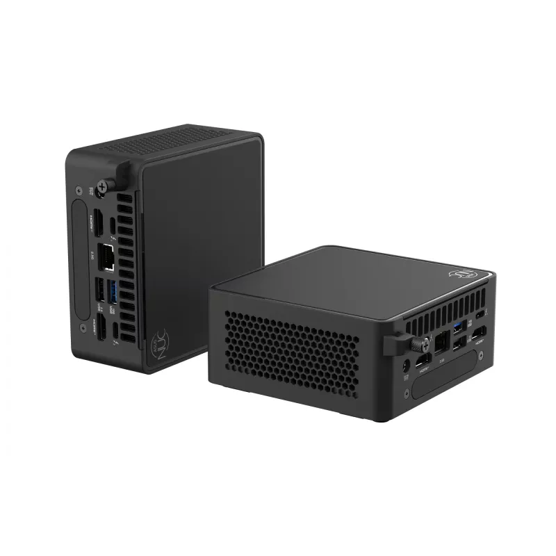 Mini PC barebone ASUS NUC 15 Pro RNUC15CRHU700002 — Intel Core Ultra 7 255H, DDR5 iki 96 GB, Intel Arc 140T, Wi‑Fi 7, 2x HDMI 2.1