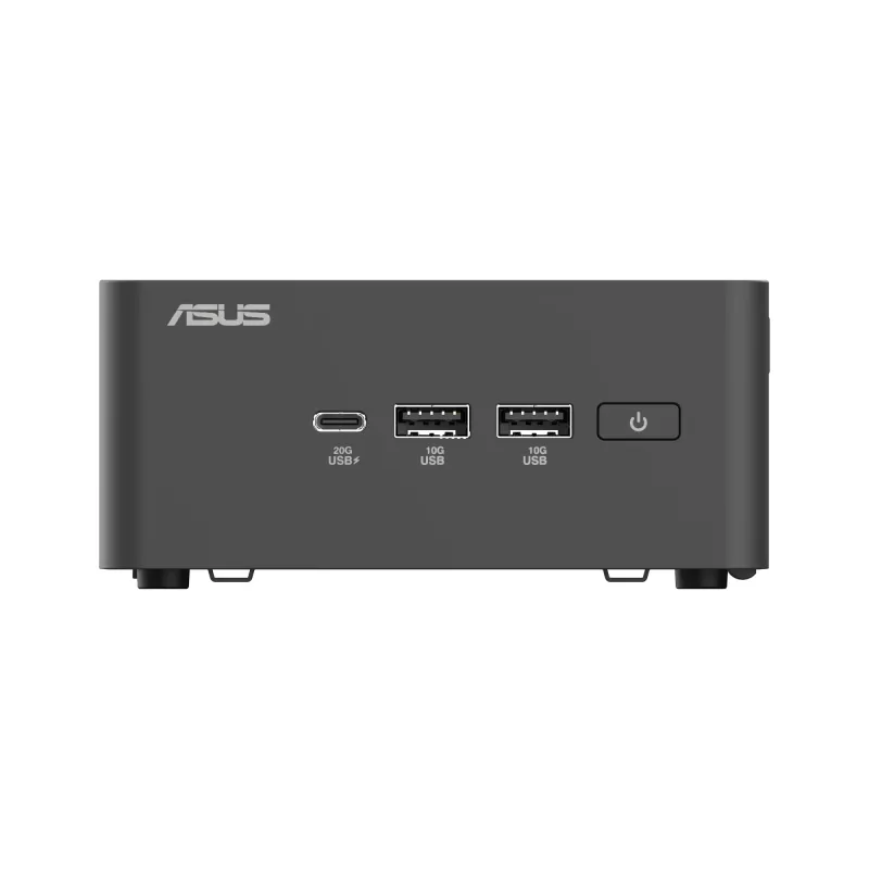 Mini PC barebone ASUS NUC 15 Pro RNUC15CRHU700002 — Intel Core Ultra 7 255H, DDR5 iki 96 GB, Intel Arc 140T, Wi‑Fi 7, 2x HDMI 2.1