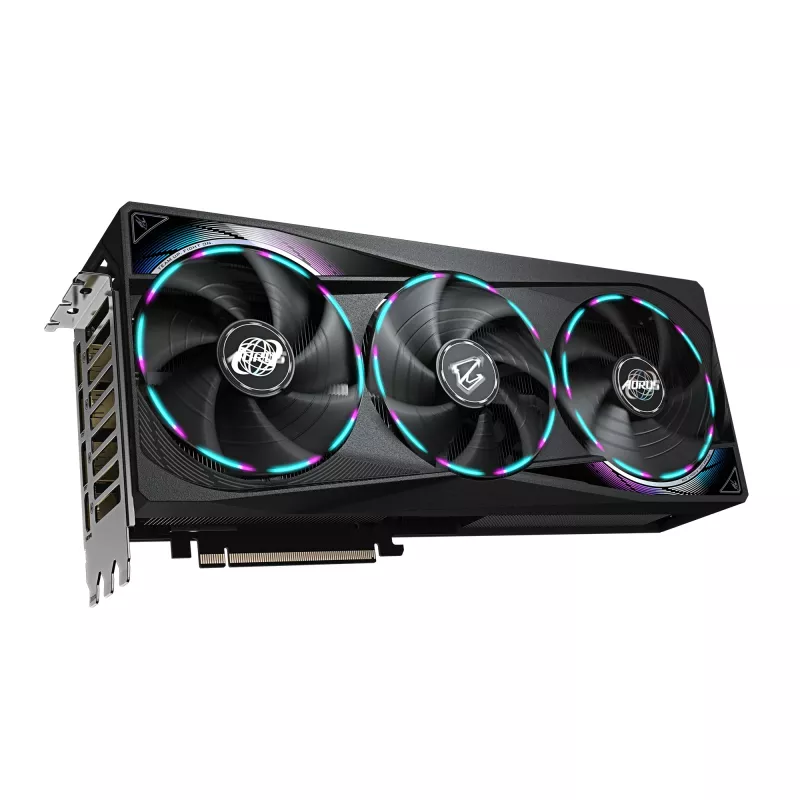 GIGABYTE AORUS GeForce RTX 5070 MASTER 12G vaizdo plokštė - 12 GB GDDR7, 192 bitų, PCI-E 5.0, 2715 MHz branduolio dažnis, 3 x DP 2.1a, 1 x HDMI 2.1b, NVIDIA DLSS 4, GV-N5070AORUS M-12GD