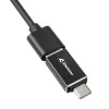 SHARKOON USB Hub - 3-port USB 3.2 Gen 1 Alu + Ethernet Black