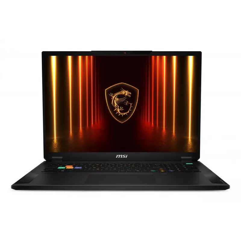 MSI Stealth 18 HX AI A2XWIG-042 Intel Core Ultra 9 275HX nešiojamas kompiuteris 45,7 cm (18 colių) UHD+ 64 GB DDR5-SDRAM 2 TB SSD NVIDIA GeForce RTX 5080 Wi-Fi 7 (802.11be) Windows 11 Pro juoda