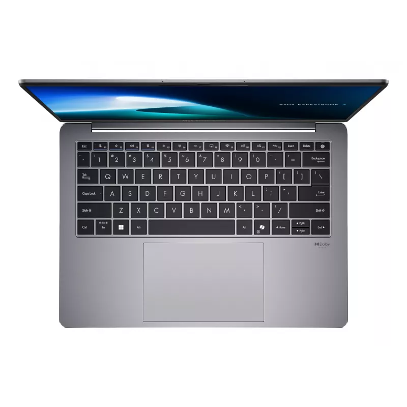 ASUS ExpertBook P5 P5405CSA-NZ0777X Intel Core Ultra 5 226V nešiojamas kompiuteris 35,6 cm (14 colių) WQXGA 16 GB LPDDR5x-SDRAM 512 GB SSD Wi-Fi 6E (802.11ax) Windows 11 Pro vokiška pilka