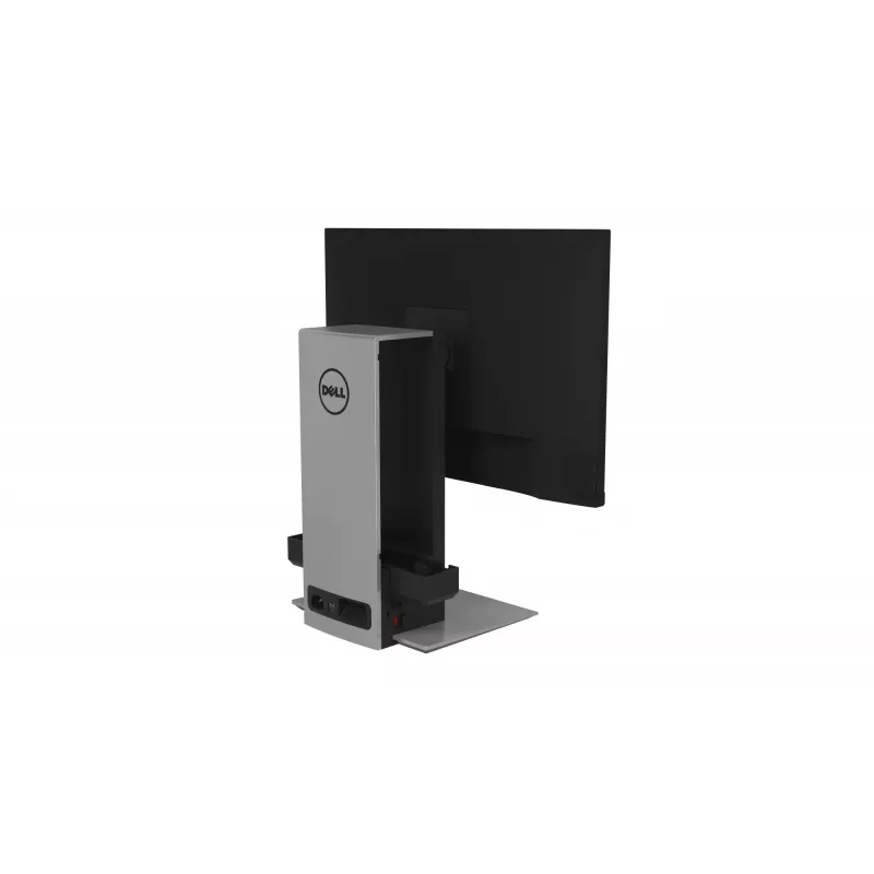 DELL Small Form Factor All-in-One Stovas OSS21, 68,6 cm (27 colių), 5,7 kg, Aukščio reguliavimas, Sidabrinis