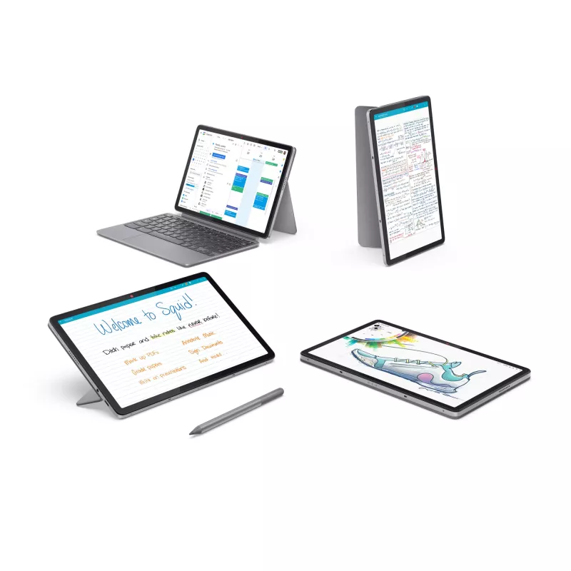 Lenovo Chromebook Duet 11M889 MediaTek Kompanio 838 27.8 cm (10.9 colio) liečiamasis WUXGA 8 GB LPDDR4x-SDRAM 128 GB eMMC Wi-Fi 6 (802.11ax) ChromeOS German Pilka