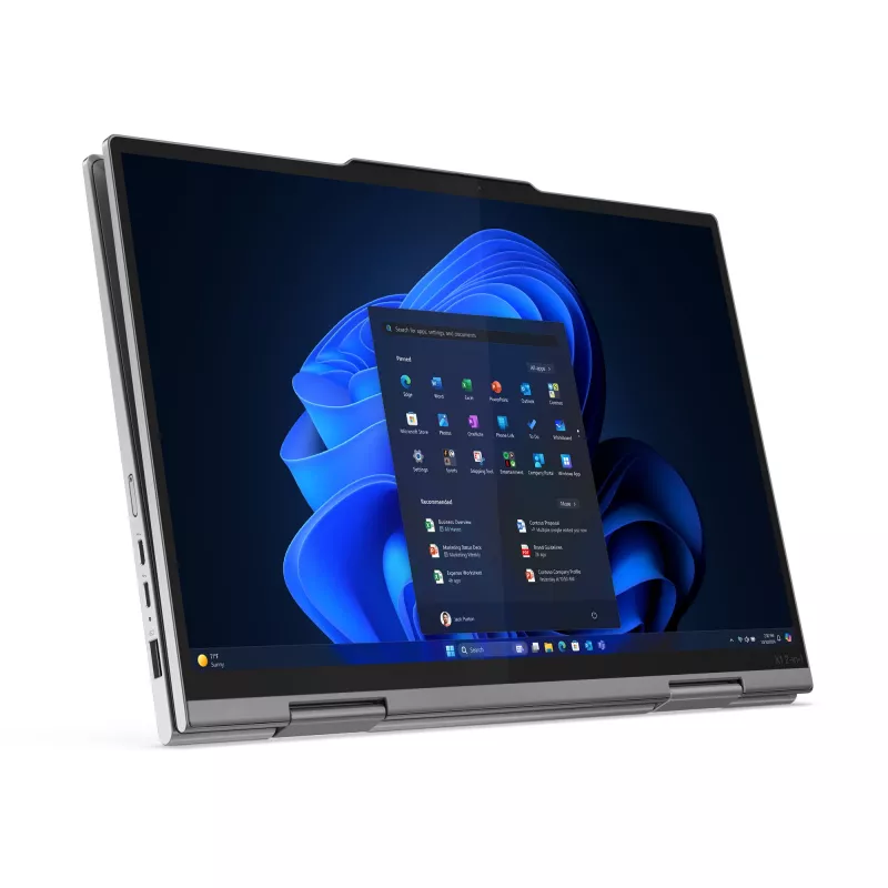 Lenovo ThinkPad X1 2-in-1 Gen 10 Aura Edition Copilot+ PC Intel Core Ultra 7 258V Hibridinis (2-in-1) 35,6 cm (14 colių) Liečiamas ekranas 2.8K 32 GB LPDDR5x-SDRAM 1 TB SSD Wi-Fi 7 (802.11be) Windows 11 Pro Pilka