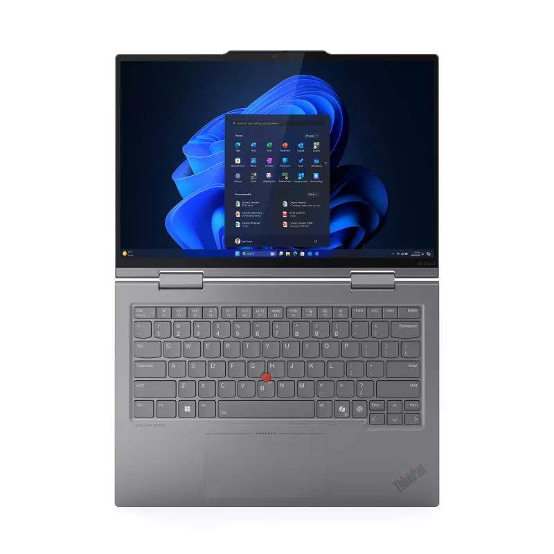 Lenovo ThinkPad X1 2-in-1 Gen 10 Aura Edition Copilot+ PC Intel Core Ultra 7 258V Hibridinis (2-in-1) 35,6 cm (14 colių) Liečiamas ekranas 2.8K 32 GB LPDDR5x-SDRAM 1 TB SSD Wi-Fi 7 (802.11be) Windows 11 Pro Pilka