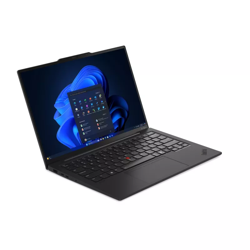 Lenovo ThinkPad X1 Carbon Gen 13 Aura Edition Intel Core Ultra 5 225U nešiojamas kompiuteris 35,6 cm (14 colių) WUXGA 16 GB LPDDR5x-SDRAM 512 GB SSD Wi-Fi 6E (802.11ax) Windows 11 Pro vokiška juoda
