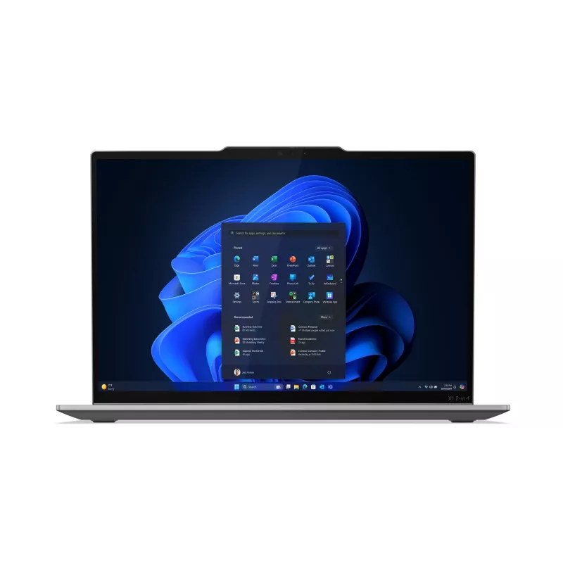 Hibridinis 2-in-1 nešiojamas kompiuteris Lenovo ThinkPad X1 2-in-1 Gen 10 Aura Edition Copilot+ PC — Intel Core Ultra 7 258V, 14 colių WUXGA jutiklinis, 32 GB LPDDR5x, 1 TB SSD, Wi‑Fi 7, Windows 11 Pro