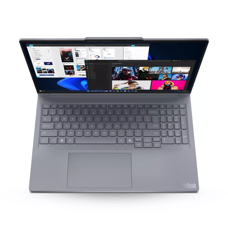 Nešiojamas kompiuteris Lenovo ThinkBook 16p G6 ADR — AMD Ryzen 9 8940HX, 16 colių WQXGA, 64 GB DDR5, 1 TB SSD, RTX 5060, Windows 11 Pro