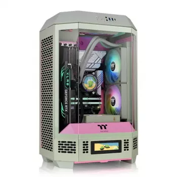 Thermaltake Tower 300 Matcha Plum mikrobokšto PC korpusas