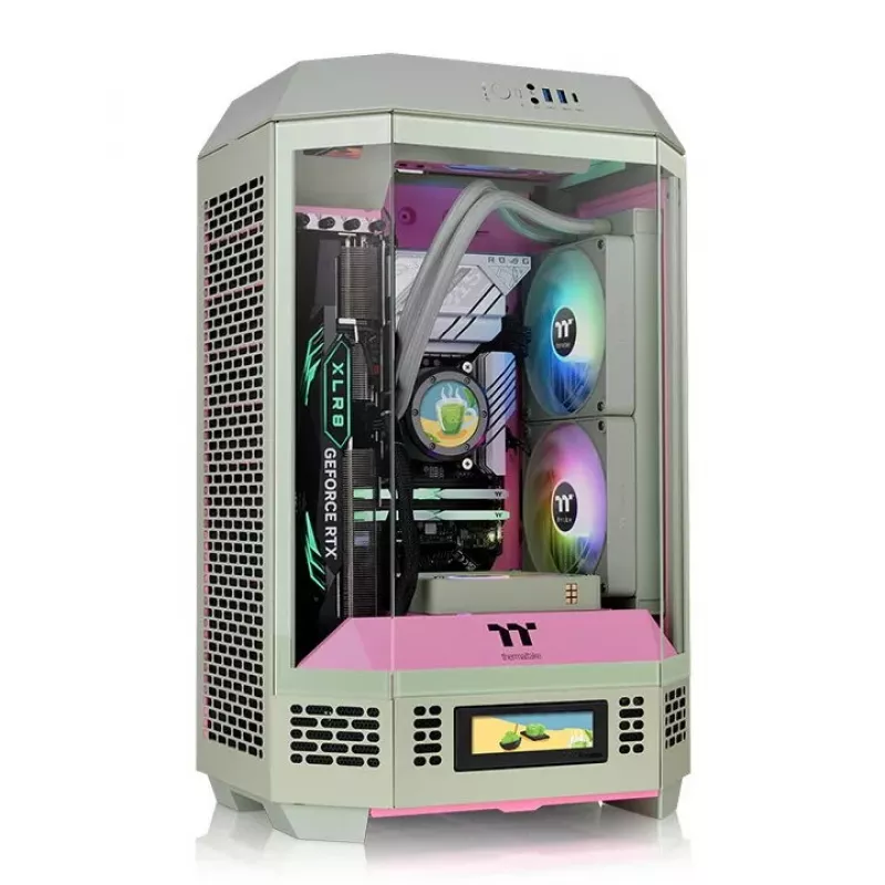 Thermaltake Tower 300 Matcha Plum mikrobokšto PC korpusas