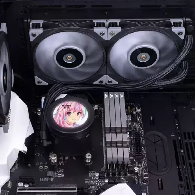 Daugiafunkcis skysčio aušintuvas Thermaltake CL-W322-PL12GM-B 12 cm Juoda Pilka 2500 RPM 72.69 m³/h