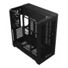Kompiuterio korpusas Thermaltake View 390 Air Midi Tower — juodas, palaiko PS2 PSU, 3,5 col. HDD, 2,5 col. SSD, iki 200 mm priekinius ventiliatorius