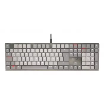 CHERRY KC 500 MX LP klaviatūra Namams/Biurui USB QWERTZ vokiška Pilka