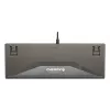 Mechaninė be skaičių klaviatūros klaviatūra Cherry KC 500 MX LP TKL — QWERTZ vokiečių, USB, 88 klavišai, pilka