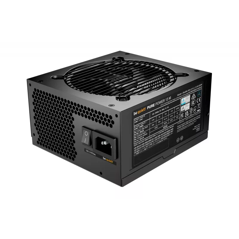 be quiet! Pure Power 13 M | 650 W maitinimo blokas 20+4 kontaktų ATX ATX juodas