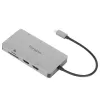 Targus DOCK423EU nešiojamojo kompiuterio dokas / prievadų atkartotuvas laidinis USB 3.2 Gen 1 (3.1 Gen 1) Type-C sidabrinis