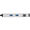 Targus DOCK423EU nešiojamojo kompiuterio dokas / prievadų atkartotuvas laidinis USB 3.2 Gen 1 (3.1 Gen 1) Type-C sidabrinis