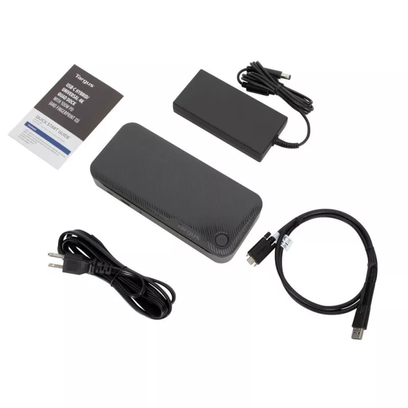 Targus DOCK710EUZ nešiojamojo kompiuterio dokas / prievado replikatorius USB 3.2 Gen 2 (3.1 Gen 2) Type-C Juoda